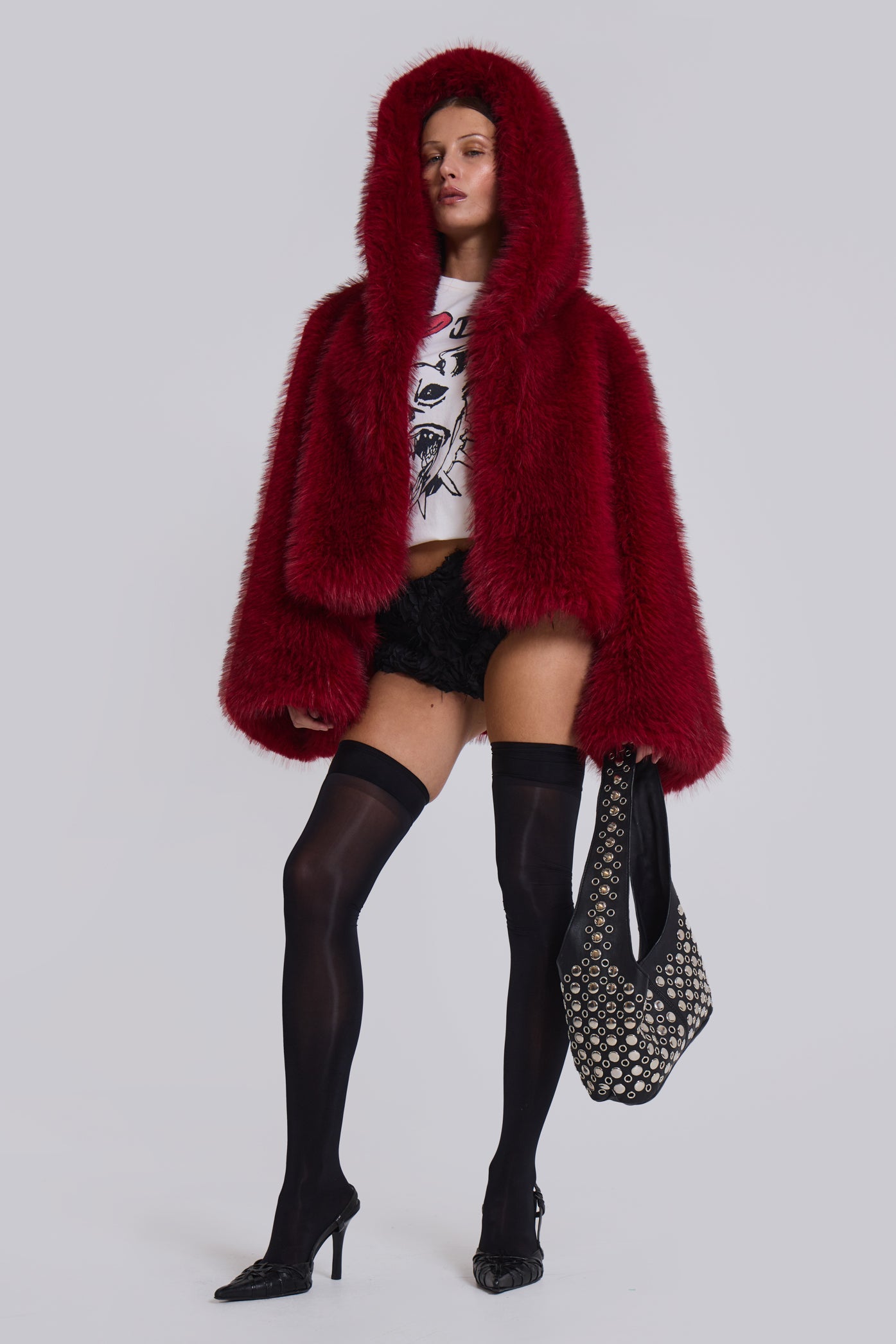 Marwa Oversized Faux Fur Coat