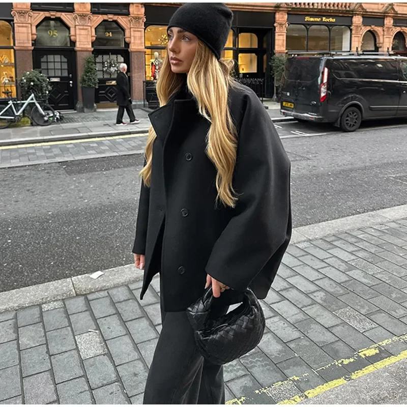 Axie | Black Wool Coat