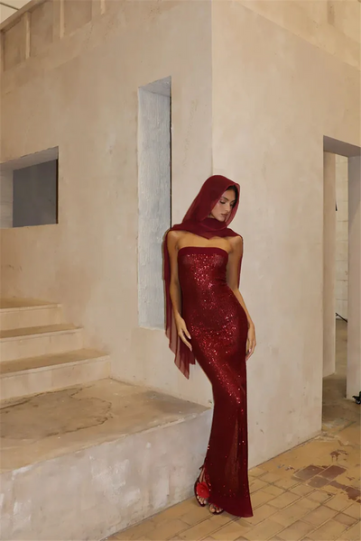 Montana | Strapless Maxi Dress