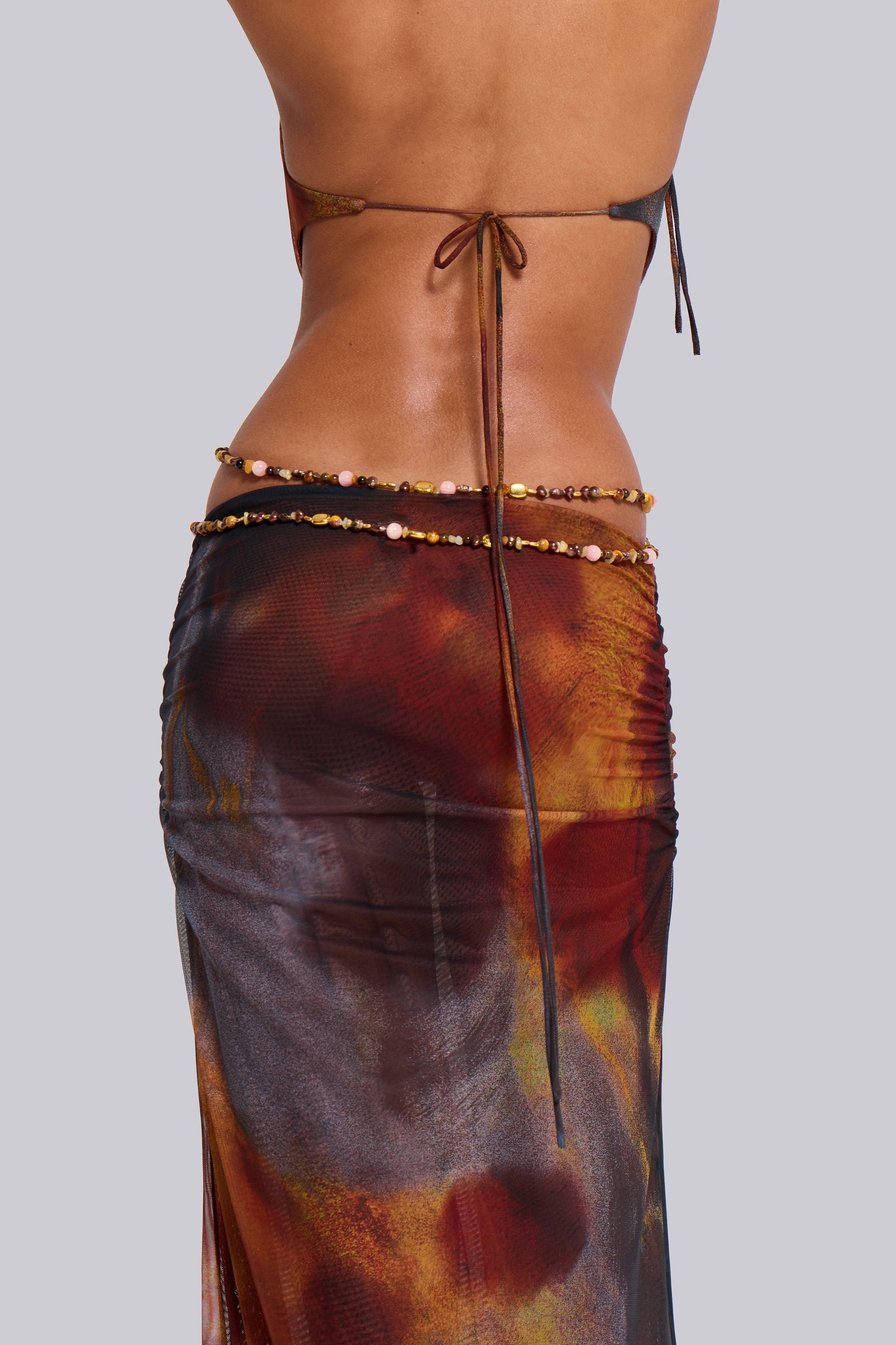 Vida | Backless Maxi Dress in Whiskey