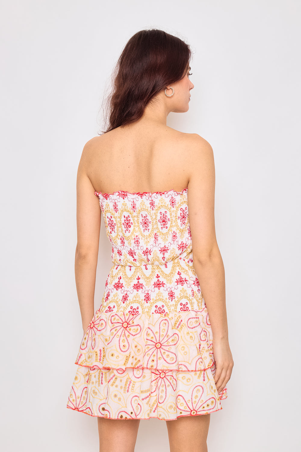 Ruby | Bustier Embroidery Dress