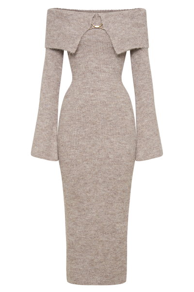 Zara | Off Shoulder Knit Dress