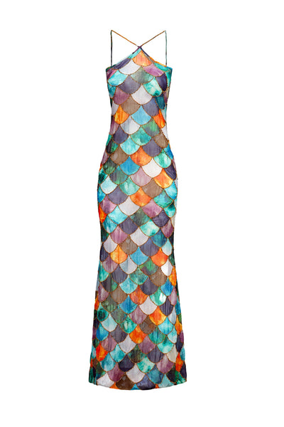 Mami | Halter Neck Maxi Dress
