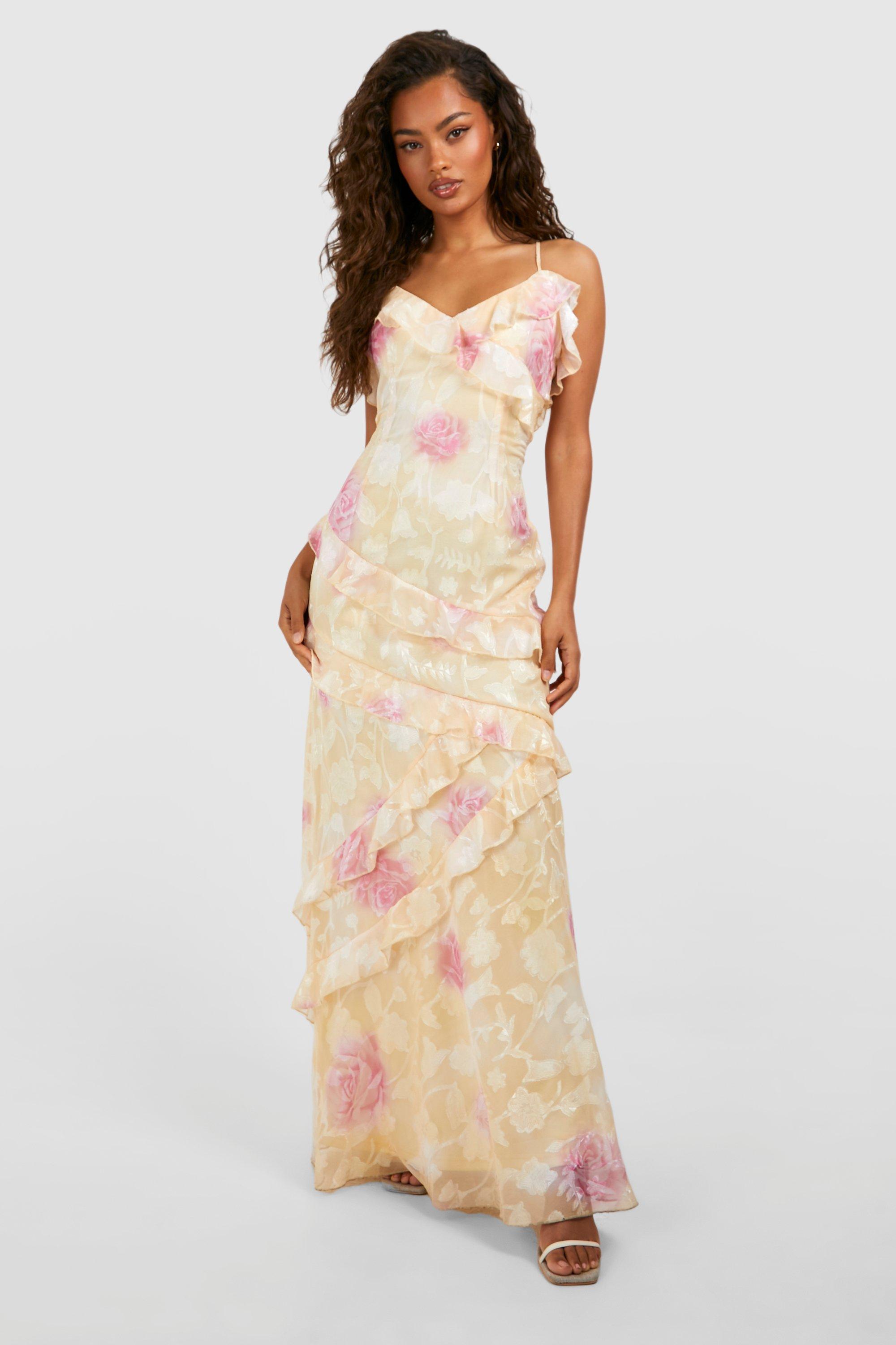 Mania | Maxi Dress With Ruffles