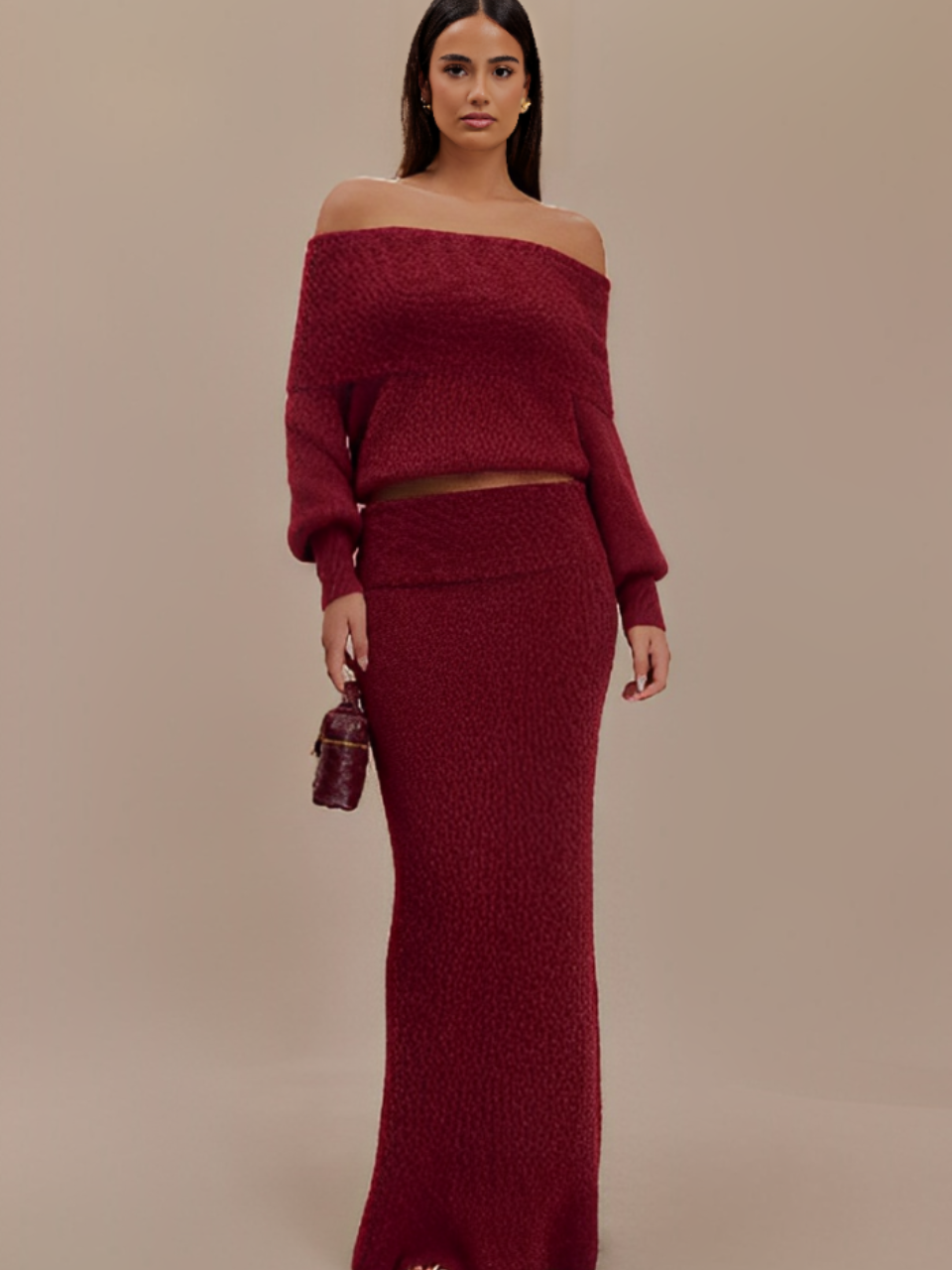 Gloria | Knitted Off-Shoulder Dress