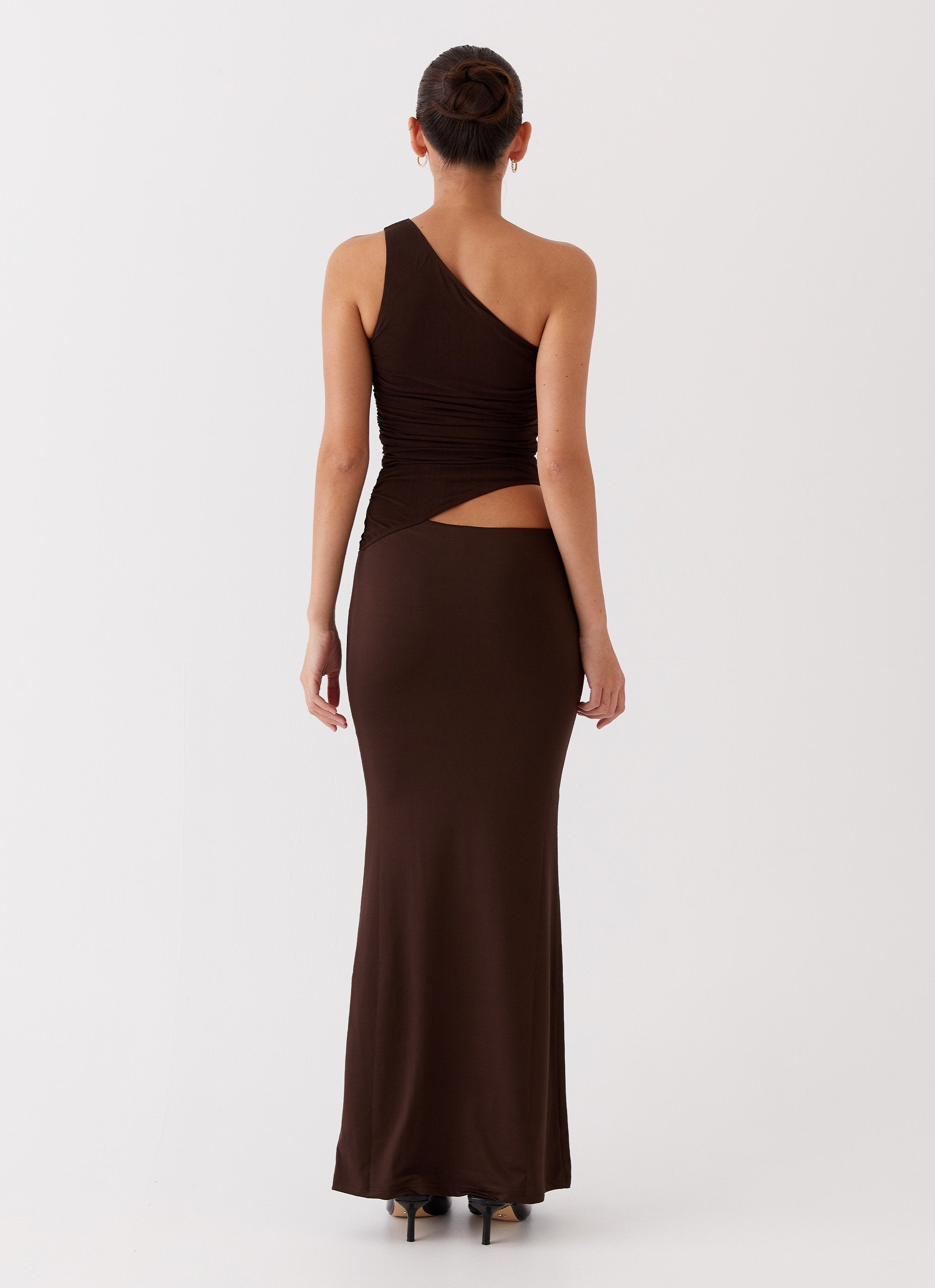 Stephanie | One Shoulder Maxi Dress