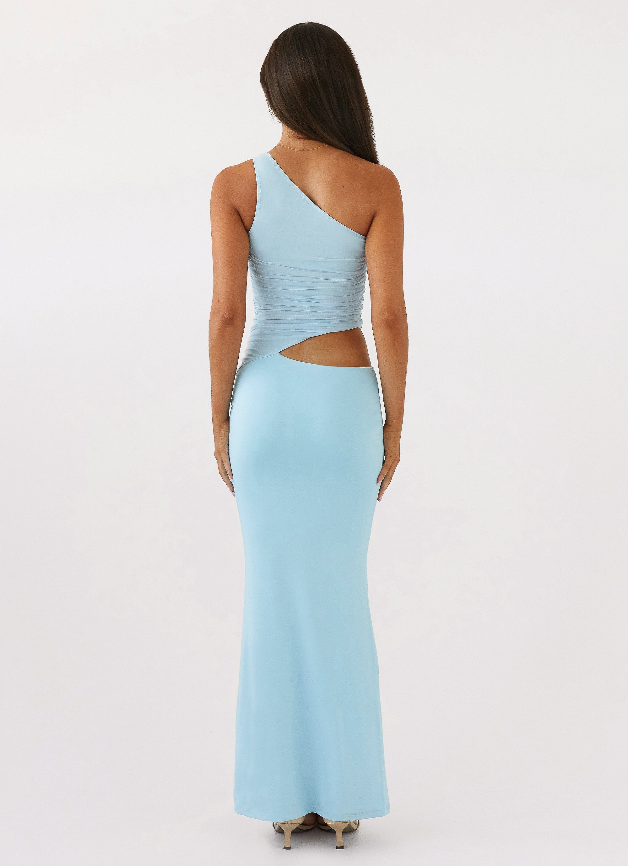 Stephanie | One Shoulder Maxi Dress