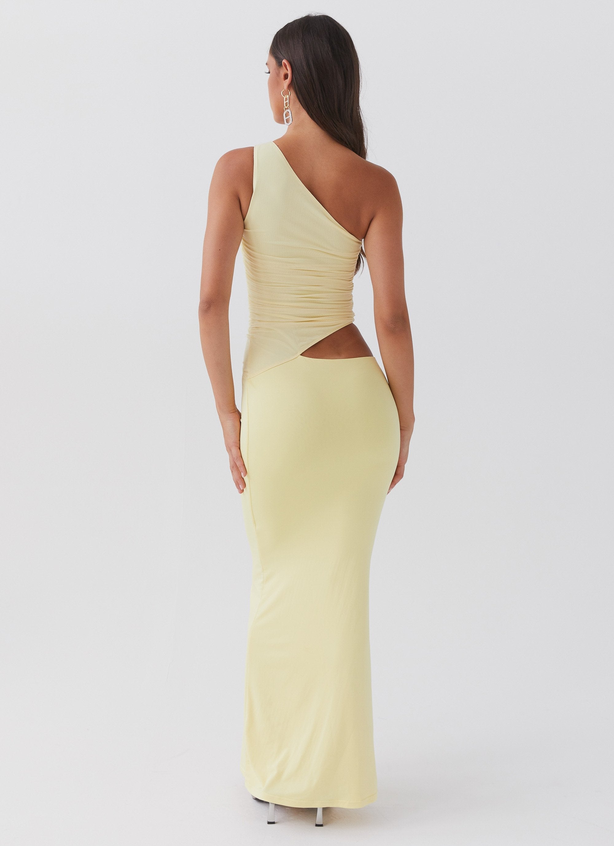 Stephanie | One Shoulder Maxi Dress