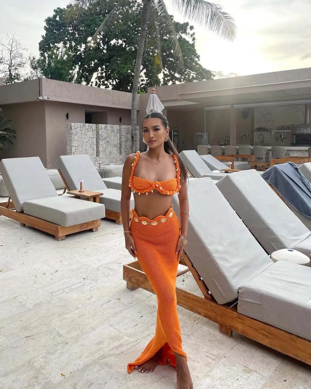 Bella | Elegant Orange Set