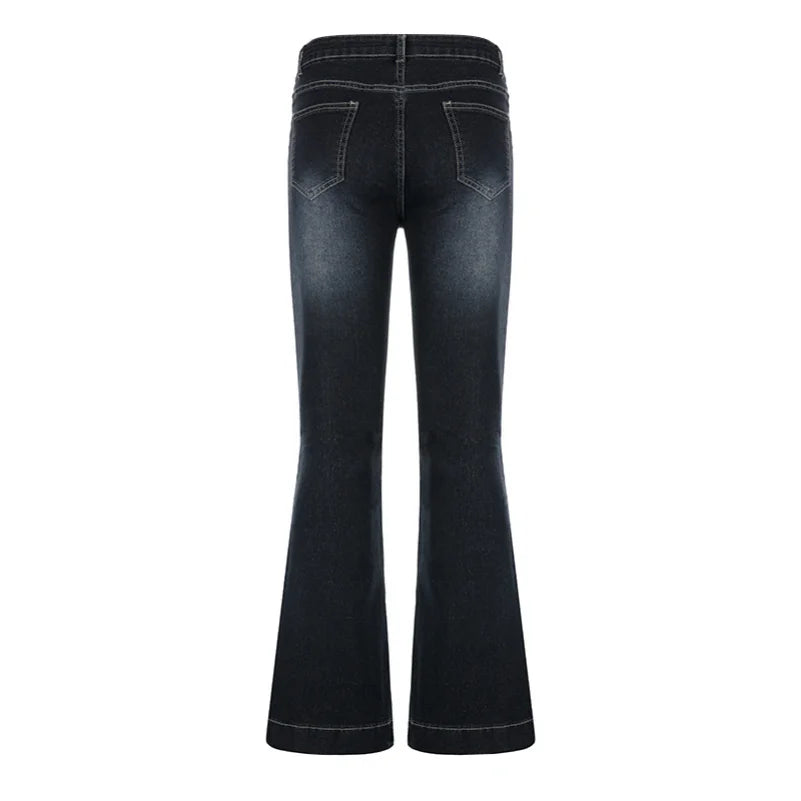 Denise | Flared Low Jeans