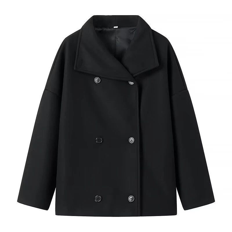 Axie | Black Wool Coat