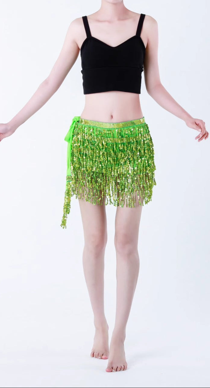 Lydia | Hand Beaded Mini Skirt