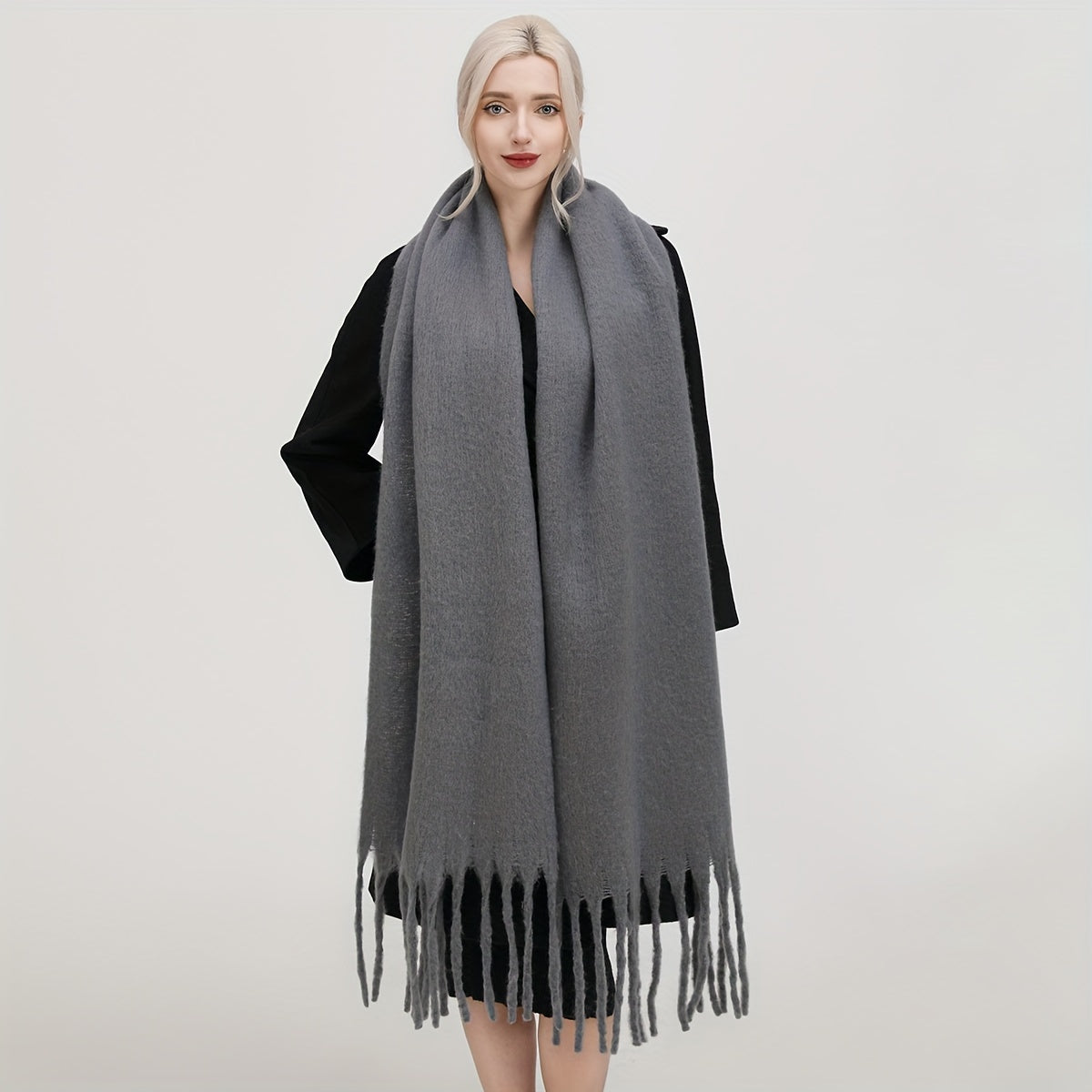 Olivia | Scarf with Fringes