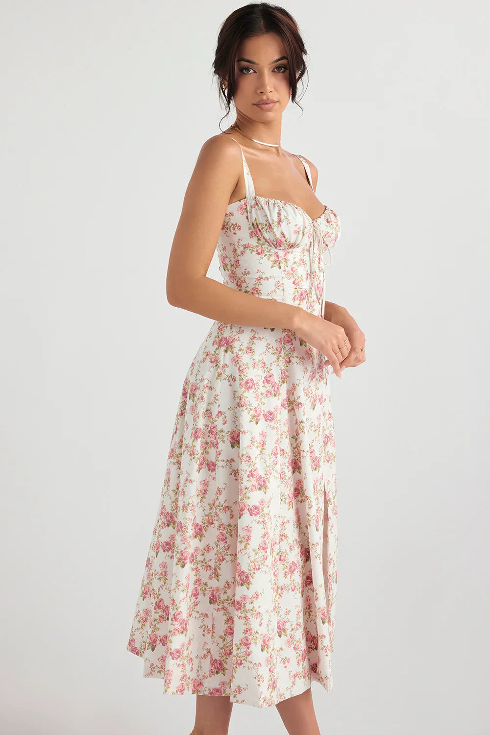 Auksie | Flower Midi dress