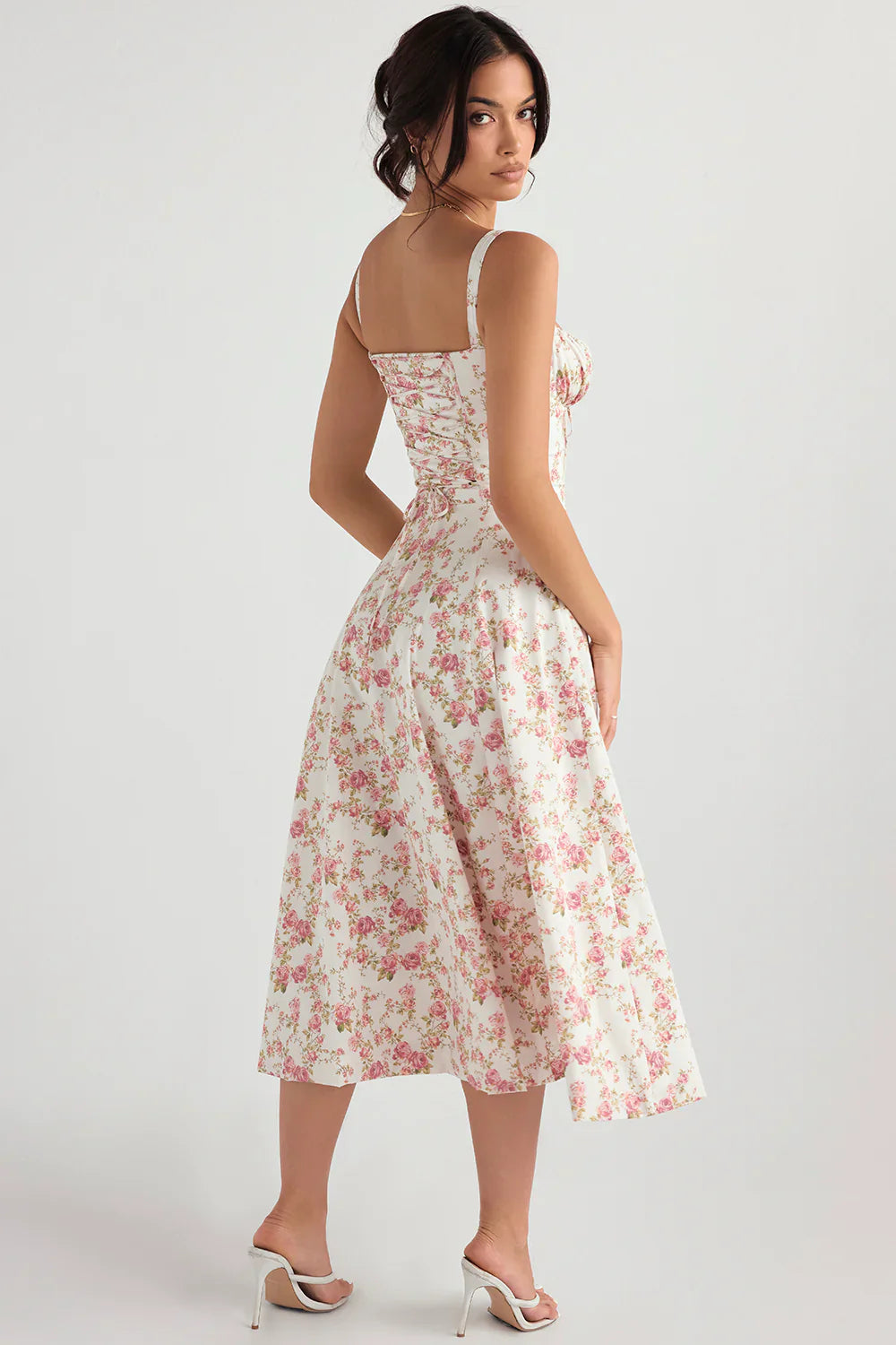 Auksie | Flower Midi dress