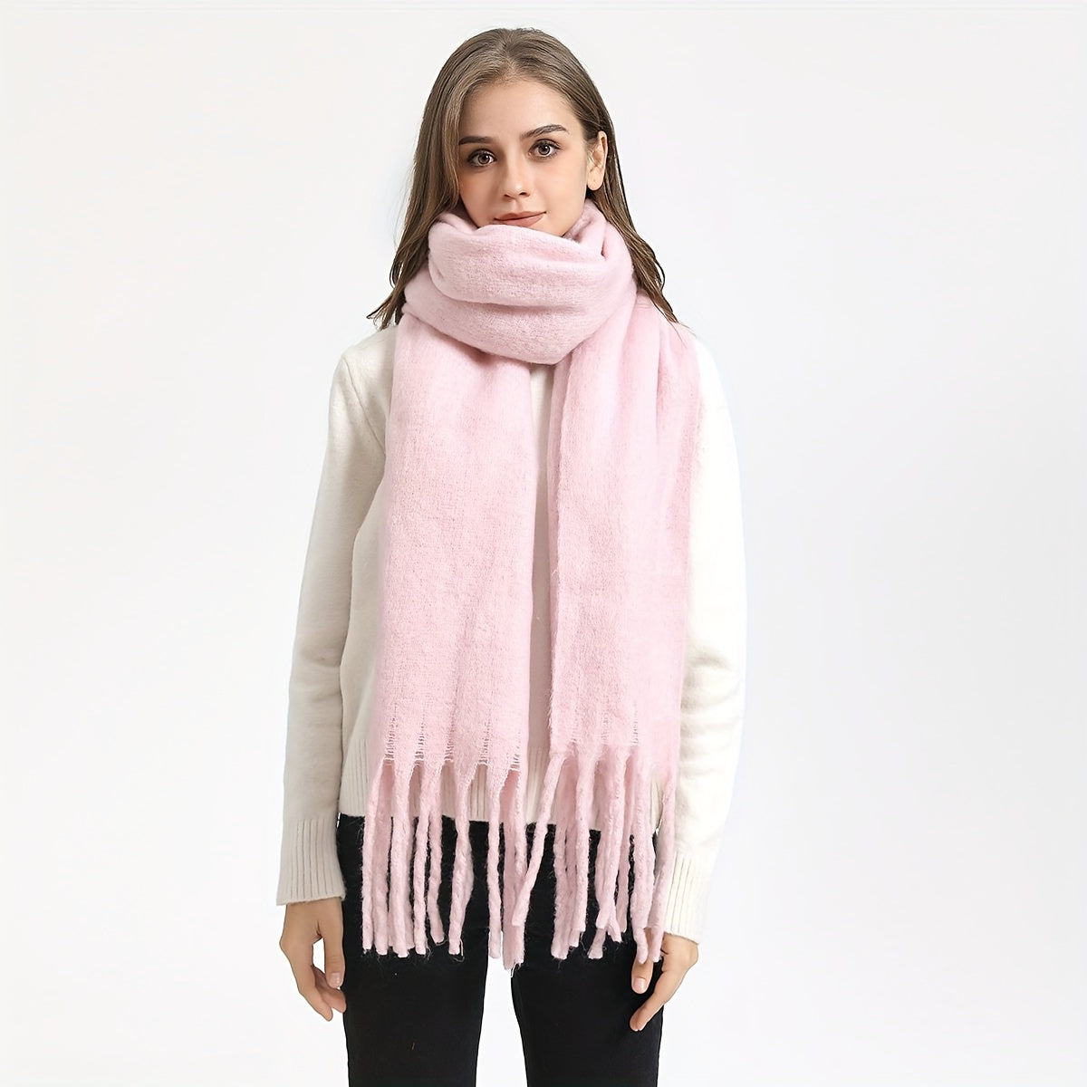 Olivia | Scarf with Fringes