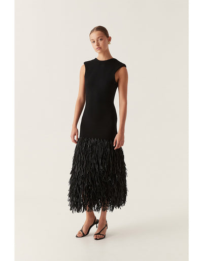Rafia | Midi Backless Dress