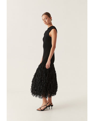 Rafia | Midi Backless Dress
