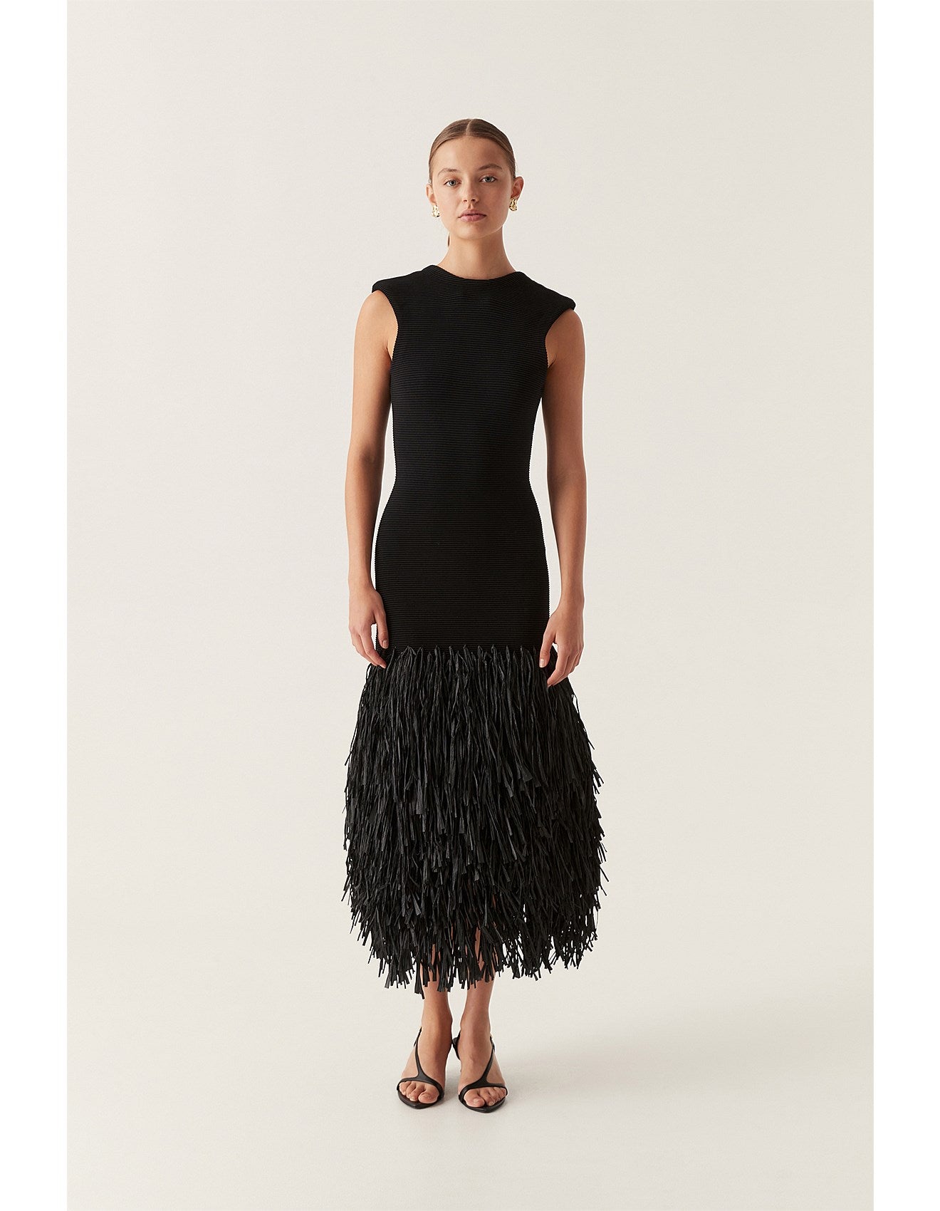Rafia | Midi Backless Dress
