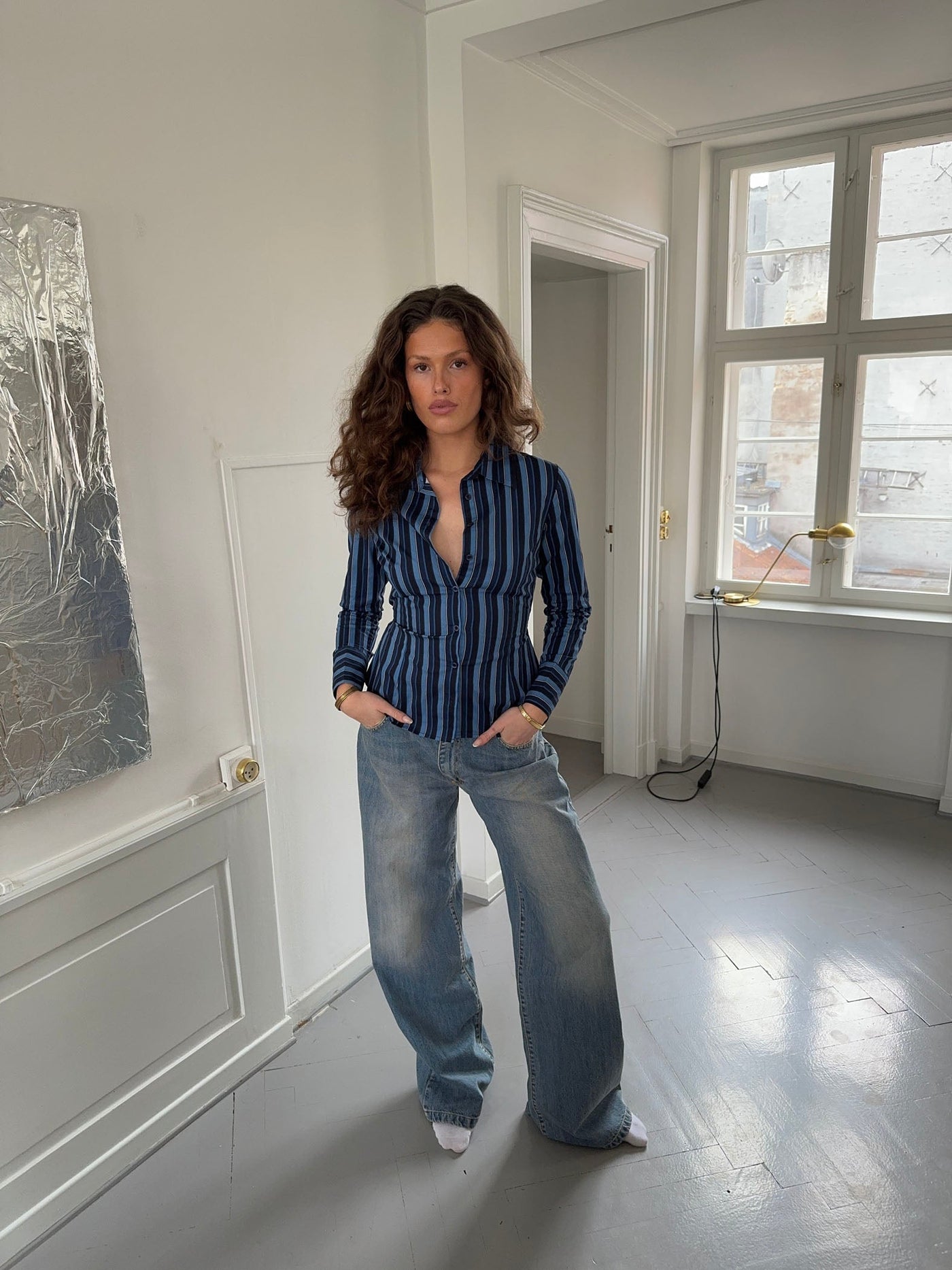 Alberte | Fitted Striped Shirt