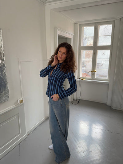 Alberte | Fitted Striped Shirt