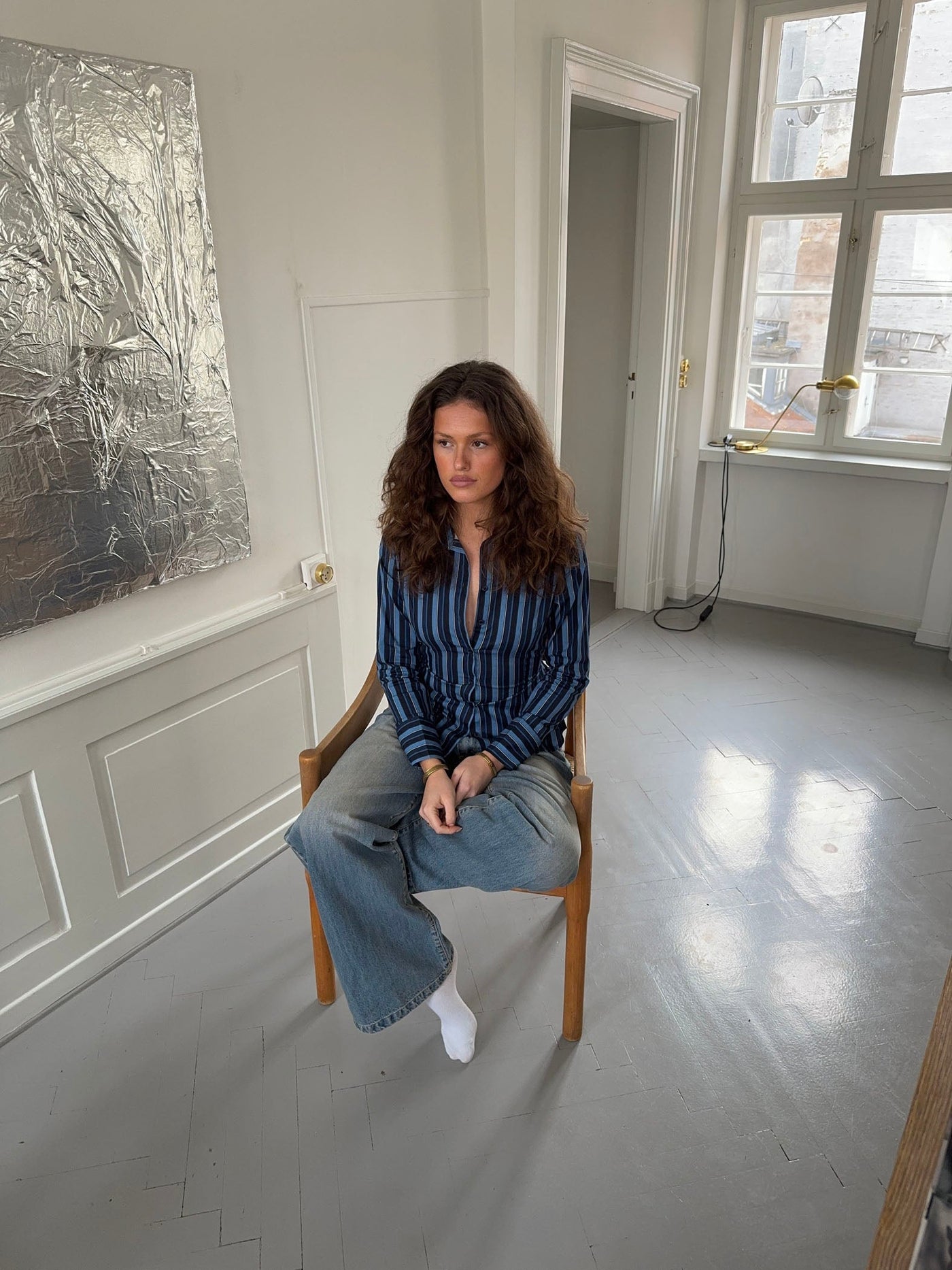 Alberte | Fitted Striped Shirt