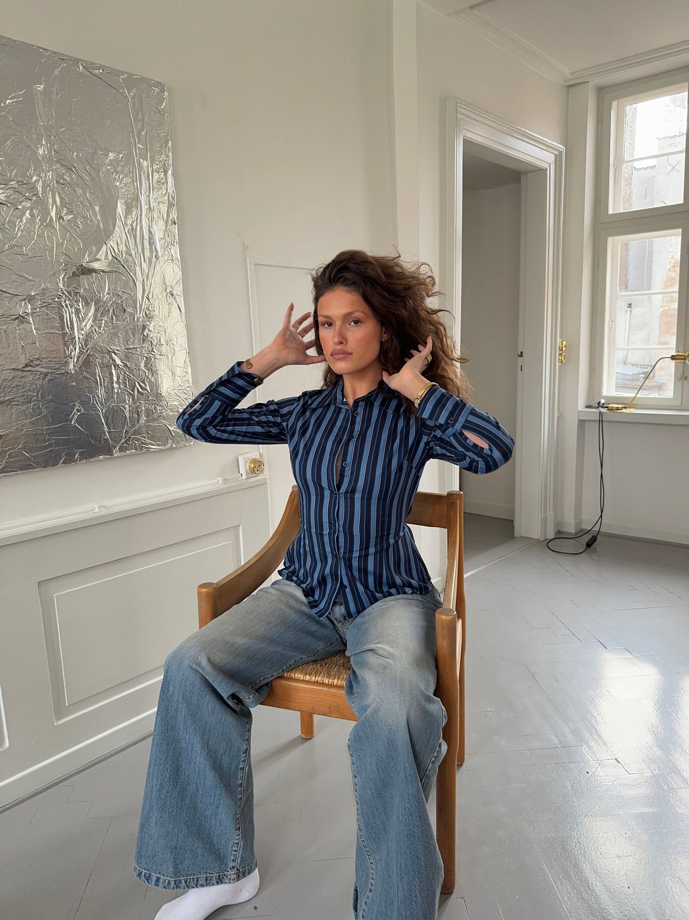 Alberte | Fitted Striped Shirt