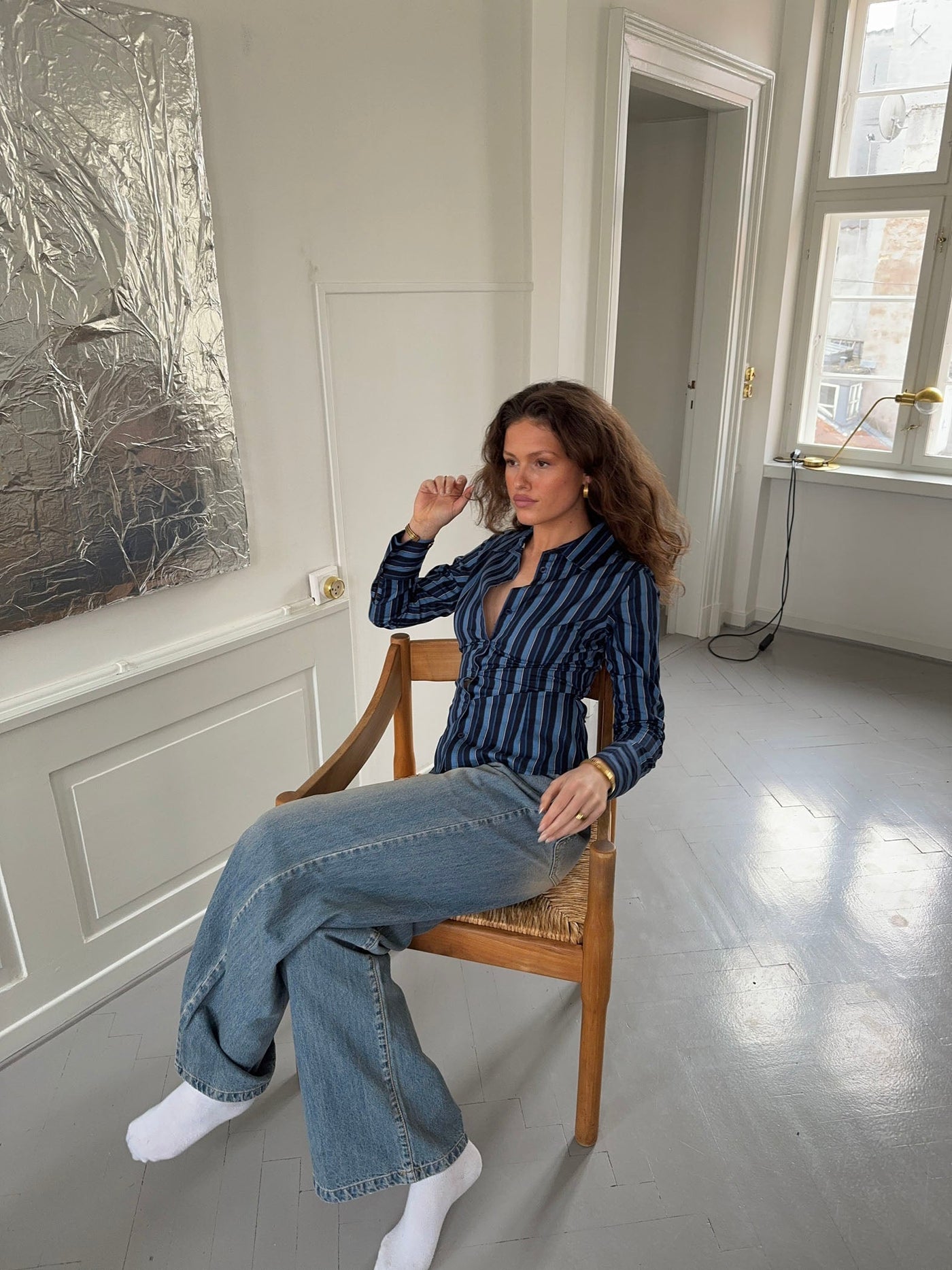 Alberte | Fitted Striped Shirt