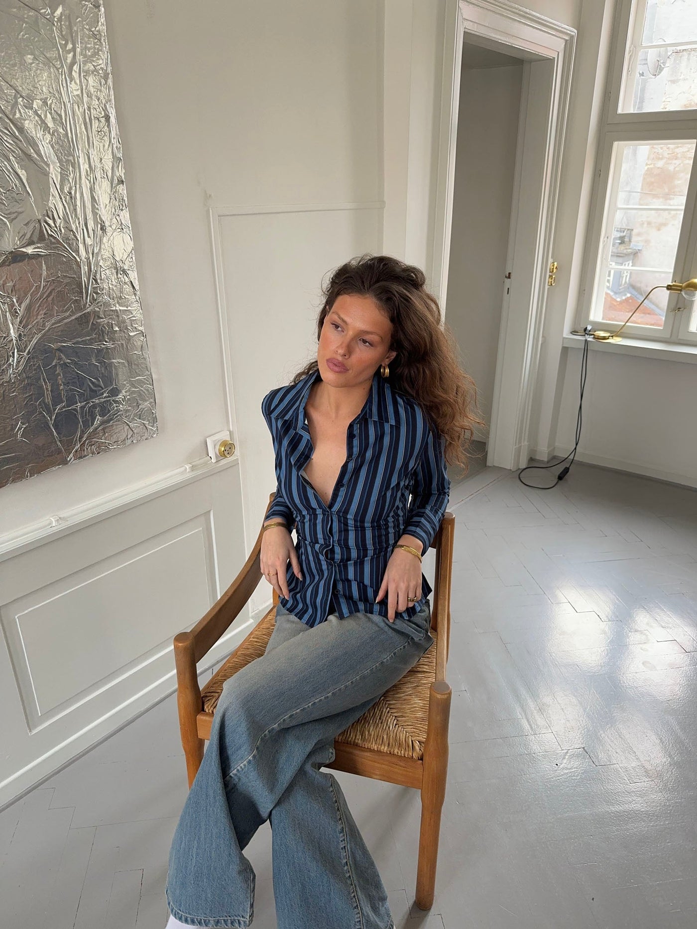 Alberte | Fitted Striped Shirt